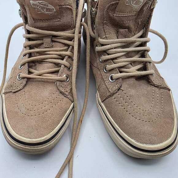 Vans Sk8 Hi MTE Scotchgard Womens Size 6 Brown Outdoors Shoes Hiking Camping - Picture 10 of 13